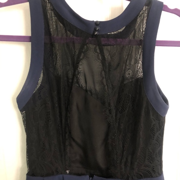 BCBGENERATION High Neck Open Back Lace Dress - Picture 4 of 9